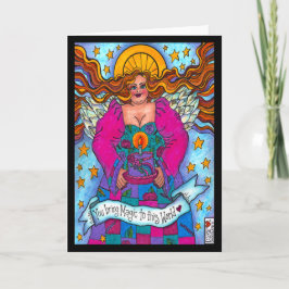Birthday Magic Angel Card Karte