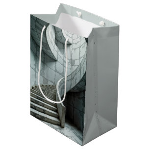 Birthday Magnifical Marble Spirale Treppe Mittlere Geschenktüte