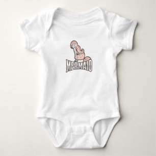 Birthday Mermaid Party Baby Bodysuit Strampler