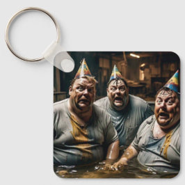 Birthday Mess – Funny Keychain Schlüsselanhänger