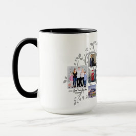 Birthday Milestones FOTO COLLAGE Family Tree Gift Tasse