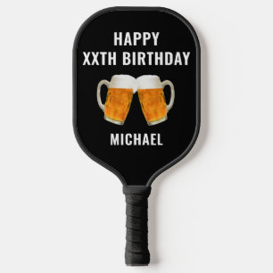 Birthday Modern Biere Gefallen für ihn Pickleball Schläger