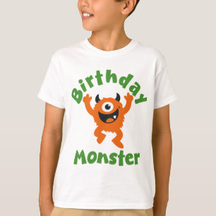 Birthday-Monster Orange Party T-Shirt