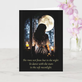 Birthday Moon Child Wicca Spirituell Inspiriert si Karte