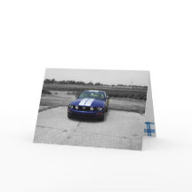 Birthday Muscar Blue Card