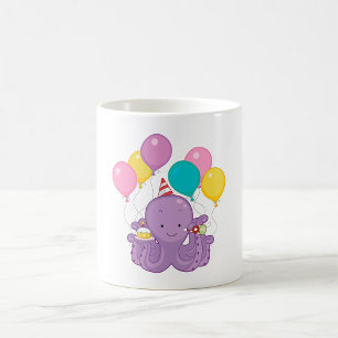 Birthday Octopus Kaffeetasse