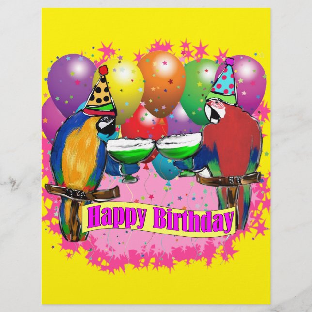 BIRTHDAY PARROTS (Vorderseite)
