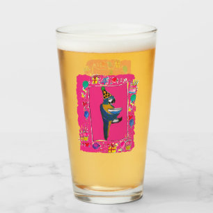 BIRTHDAY PARROTS GLAS