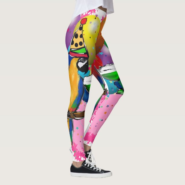 Birthday Parrots Leggings (Rechts)