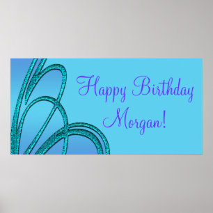 Birthday Party Banners Posters Poster