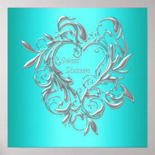 Birthday Party Banners Posters Poster