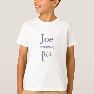 Birthday Party Blue Jungs T - Shirt