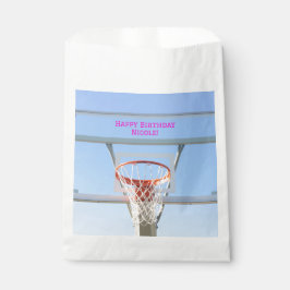 Birthday Party Blue Sky Sportball Basketballsport Geschenktütchen