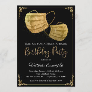 Birthday Party der Frauen in Mask-A-Rade Einladung
