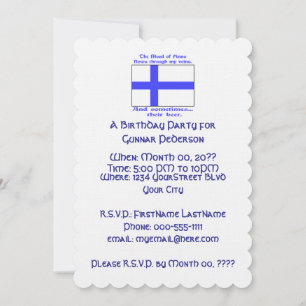 Birthday Party Einladung