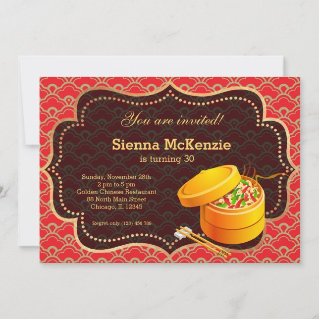 Birthday Party Einladung (Vorderseite)