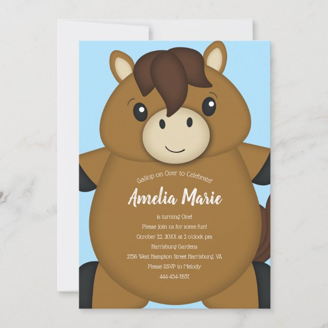 Birthday Party Einladung (Vorderseite)