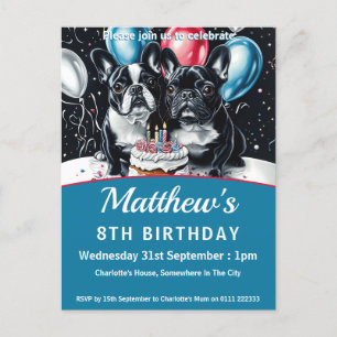 Birthday Party Einladungspostkarte