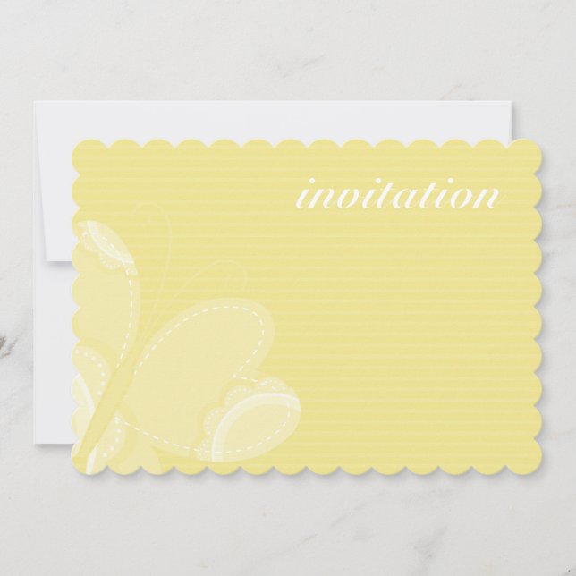 BIRTHDAY PARTY ERSUCHT:: flutterby-schmetterling 2 Einladung (Vorderseite)