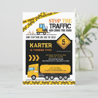 Birthday Party für moderne Bausteine Einladung