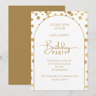 Birthday Party Invitation Einladung