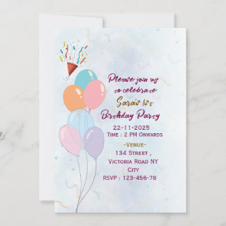 Birthday Party Invitations