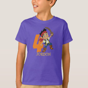 Birthday Party Pirate 4. Name T - Shirt