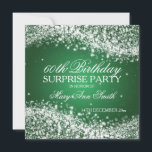 Birthday Party Sparkling Wave Green Einladung<br><div class="desc">60th Überraschung Birthday Party Einladung with sophisticated Sparkling Wave Green Motiv,  custom name and date and additional text Impress your family and friends with this stylish and classiy birthday announcement design. Fully customizable! Easy to use and easy to personalize.</div>