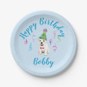 Birthday Party Westie Paper Teller