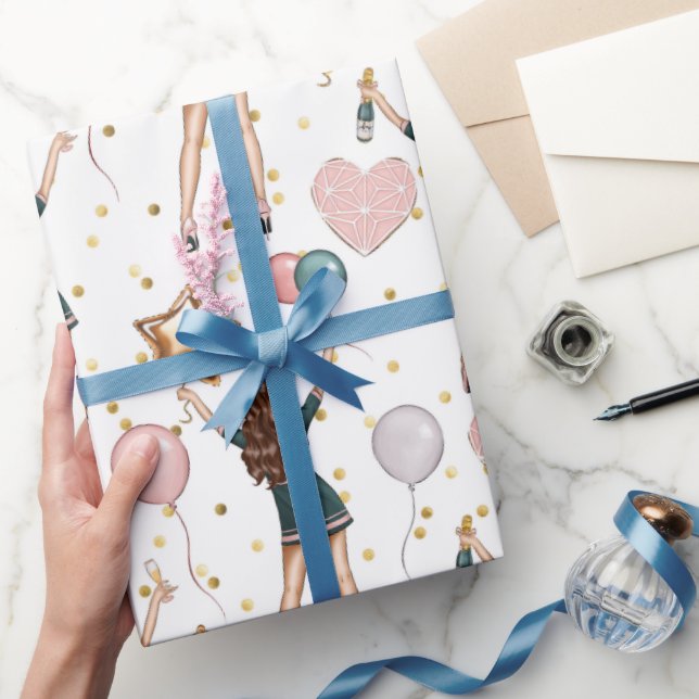 Birthday Pattern  Geschenkpapier (Schenken)