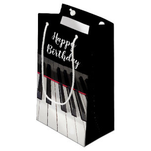 Birthday Piano Keyboard Kleine Geschenktüte