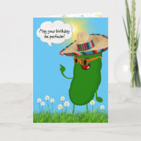 Birthday Pickle mit Sombrero