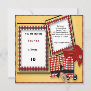 Birthday Picnic Einladung