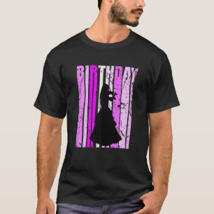 Birthday Pink Violine ist Silhouette Violinist T-Shirt