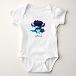 Birthday Pirate Skull Baby Bodysuit Baby Strampler