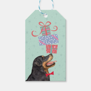 Birthday Presents Rottweiler Geschenktasten Geschenkanhänger