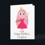 Birthday Princess Artist Daughter Karte<br><div class="desc">Diese Karte ist für eine Prinzessin-Künstlertochter zum Geburtstag. Passende Artikel, wie die Schürze des Kindes und Aufkleber, sind unter den entsprechenden Kategorien im Pinguincornerstore erhältlich.</div>