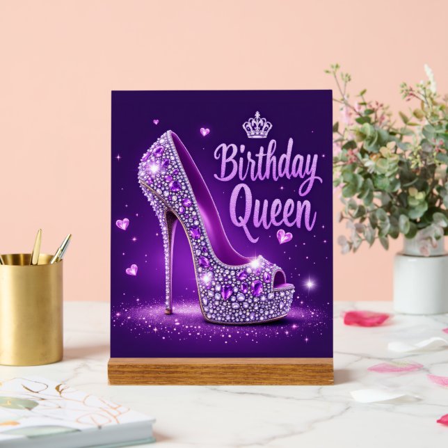Birthday Queen Acrylschild (Hochzeit)