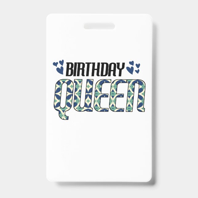 Birthday Queen Ausweis (Vorderseite)