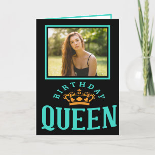 Birthday Queen Happy Birthday Card Karte
