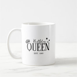 Birthday queen kaffeetasse