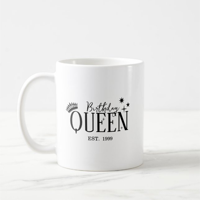 Birthday queen kaffeetasse (Links)