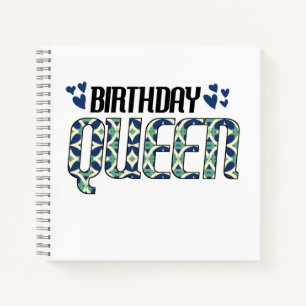 Birthday Queen Notizbuch