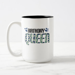 Birthday Queen Zweifarbige Tasse