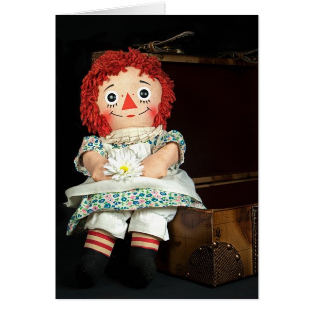 Birthday Rag Doll mit Daisies (Vorne)