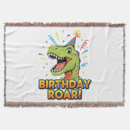 Birthday Roar Cute Dinosaur Birthday Party Design Decke