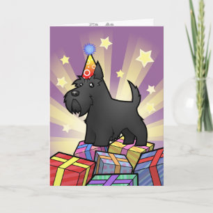Birthday Scottish Terrier Karte