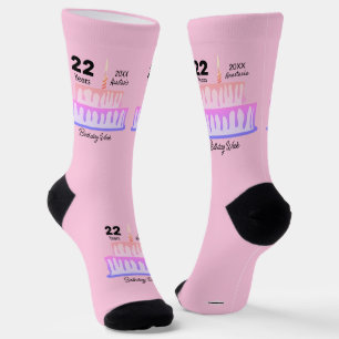 Birthday Socks Design HAMbyWG Socken