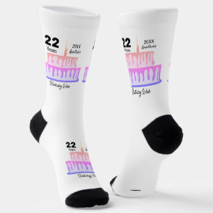 Birthday Socks Design HAMbyWG Socken