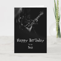 Birthday Son Fun You Rock Music Card